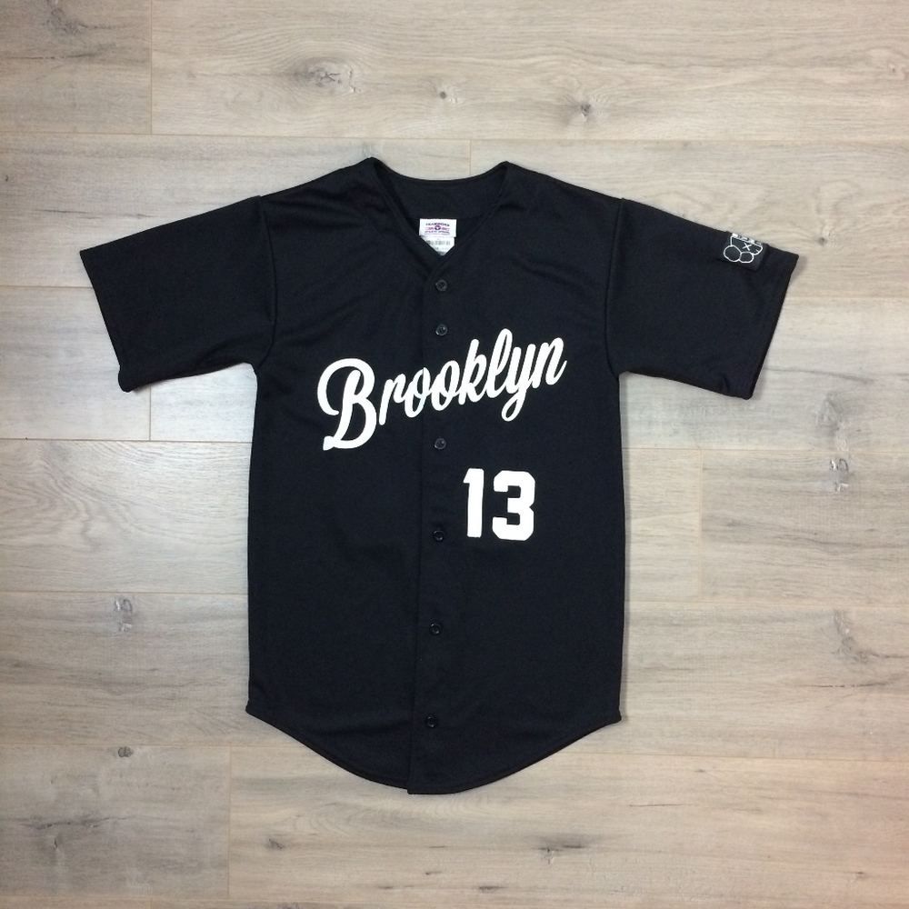 KAWS x MTV 2013 VMA 13 BROOKLYN BASEBALL JERSEY